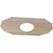 Ekena Millwork Chrysler Wood Fretwork Pierced Ceiling Medallion, Hickory, 30"W x 15"H x 7 7/8"ID x 3/8"T CMWP30X15X0375CSHI - alternate 2